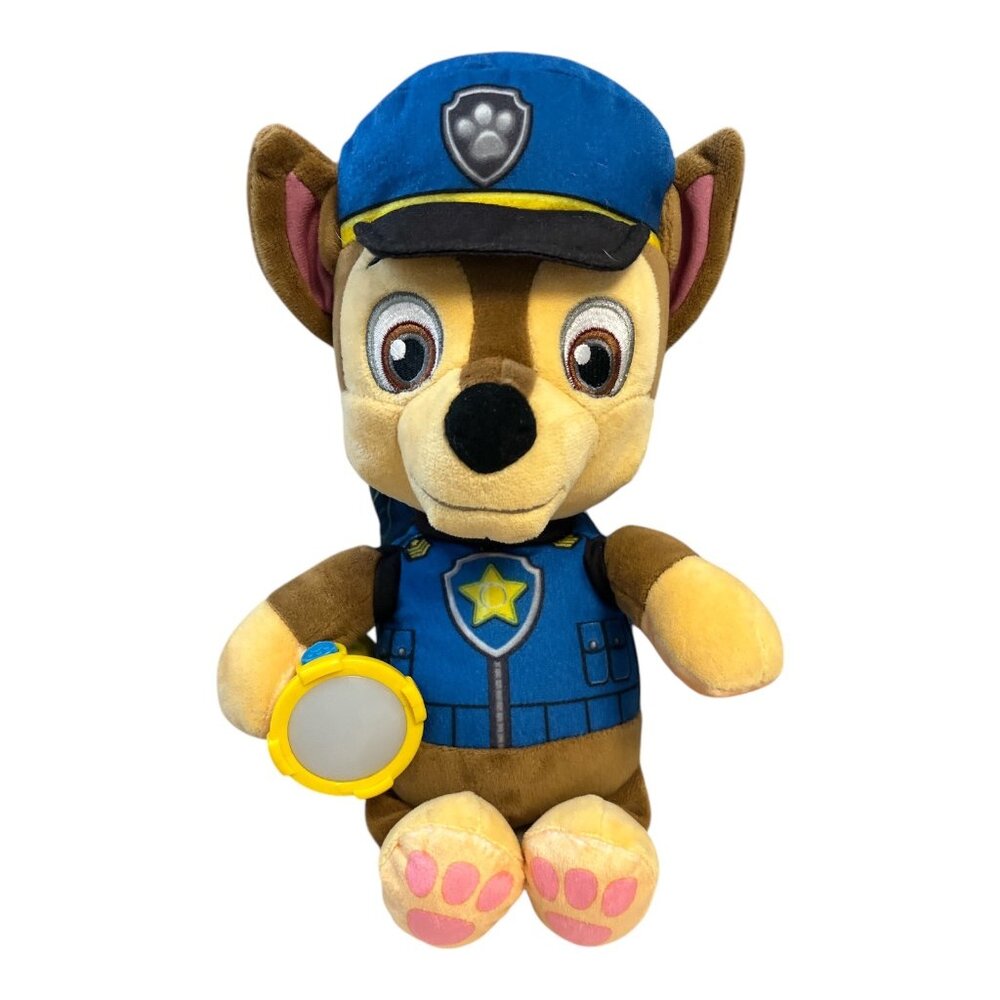 PAW Patrol Chase Plush Police Pup with Flashlight Accessory 9” Nickelodeon Spin